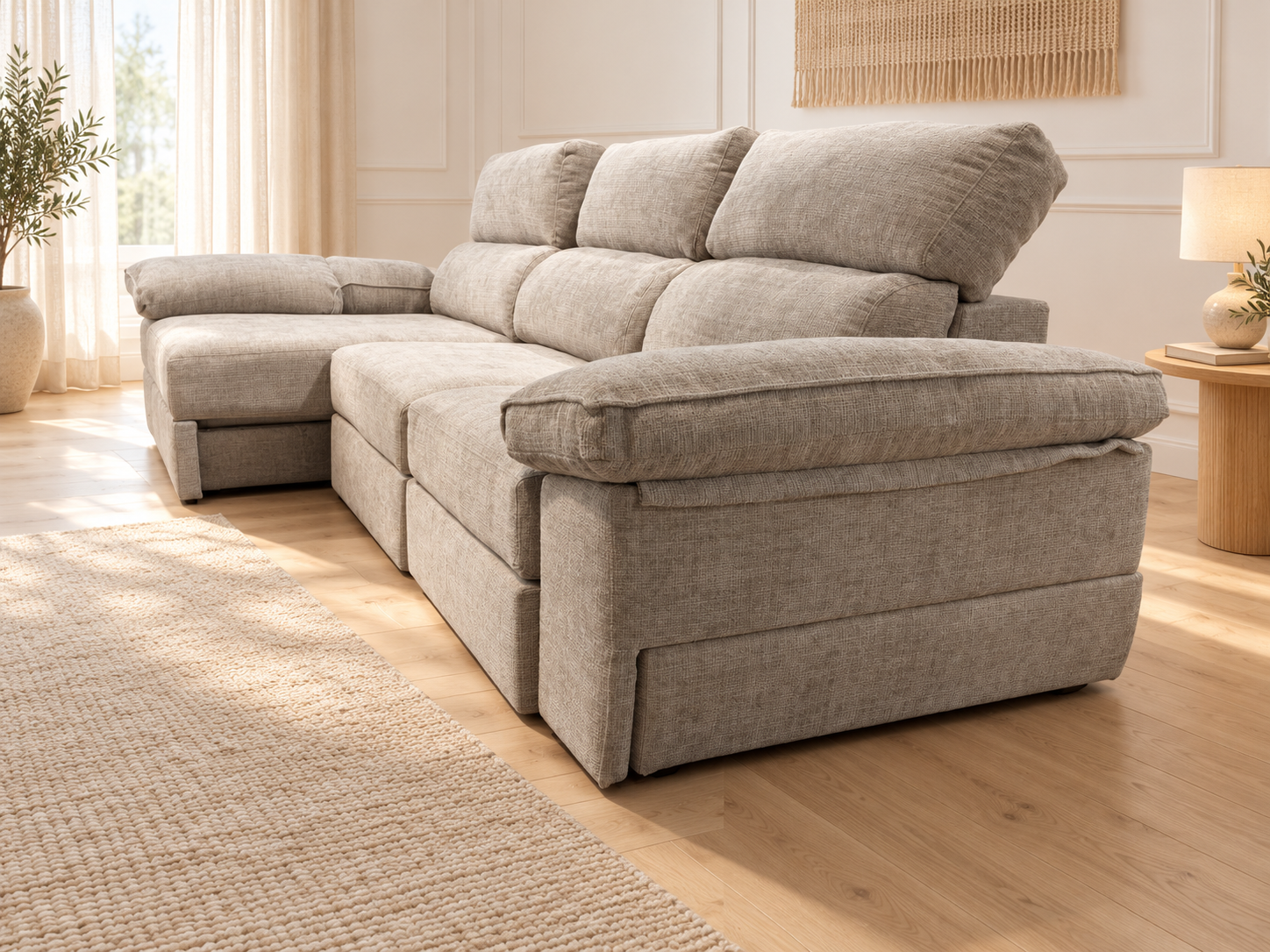Sofá XL: vista lateral